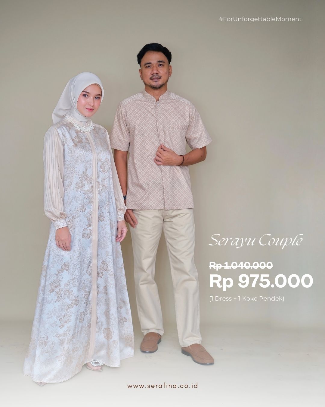 Premium Serayu Raya Couple Dress